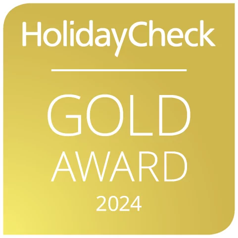 Meeru Holiday Check Gold Award Logo