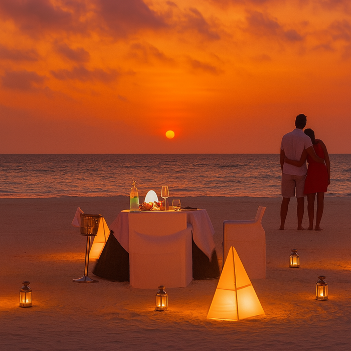 Honeymoon enhancement packages at Meeru Maldives